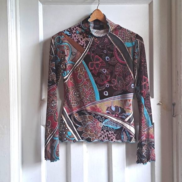 Vintage Anthropologie ANAC Turtleneck - Size M -Shabby Chic Long Sleeve… - Picture 1 of 9